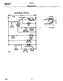 WIRING DIAGRAM Diagram and Parts List for FFU17F9HW1  Frigidaire Freezer