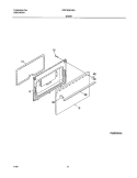 DOOR Diagram and Parts List for GEF305PJSA  Gibson Range