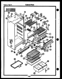 CABINET PARTS Diagram and Parts List for RT17F3WSGA  Gibson Refrigerator