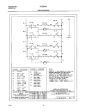 WIRING DIAGRAM Diagram and Parts List for FEC26C2ASA  Frigidaire Cooktop