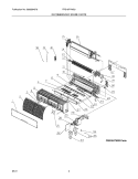 RECOMMENDED SPARE PARTS Diagram and Parts List for FRS18PYW20  Frigidaire Air Conditioner