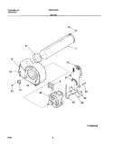 MOTOR Diagram and Parts List for FGR231AS3  Frigidaire Dryer