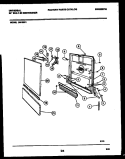 DOOR PARTS Diagram and Parts List for DB120P1  Frigidaire Dishwasher