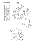BURNER Diagram and Parts List for CRP3160GWWB  Crosley Range