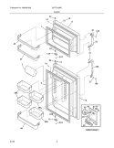 Part Location Diagram of 241553604 Frigidaire Actuator-water,bisque
