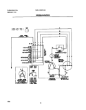 WIRING DIAGRAM Diagram and Parts List for WAL123H1A4  Frigidaire Air Conditioner