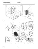 SYSTEM Diagram and Parts List for FGUS2645LF1  Frigidaire Refrigerator
