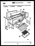 UPPER BODY PARTS Diagram and Parts List for 73-3957-23-06  Tappan Range