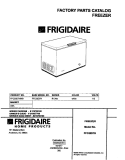 COVER Diagram and Parts List for FFC20D7HW3  Frigidaire Freezer