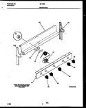 BACKGUARD Diagram and Parts List for 32-1009-00-11  Tappan Range