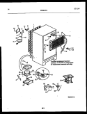 SYSTEM AND AUTOMATIC DEFROST PARTS Diagram and Parts List for FPES19TSW0  Frigidaire Refrigerator
