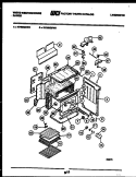 BODY PARTS Diagram and Parts List for KF350GDD4  Frigidaire Range