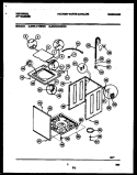 CABINET PARTS Diagram and Parts List for MWL411RBWD0  Gibson Washer
