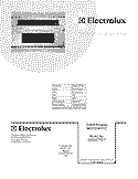 COVER Diagram and Parts List for E30SO75FPSA  Electrolux Microwave