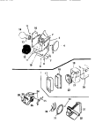 CONTROLS & FAN Diagram and Parts List for FMW240AN5D  Kelvinator Refrigerator
