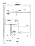 WIRING DIAGRAM Diagram and Parts List for FEF362BXAWB  Frigidaire Range