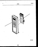 CONTROL PANEL Diagram and Parts List for 56-9432-10-04  Tappan Microwave
