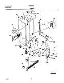 CABINET Diagram and Parts List for FRS24WSGW0  Frigidaire Refrigerator