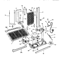 SYSTEM Diagram and Parts List for GRS22WNCD1  Gibson Refrigerator