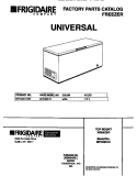COVER Diagram and Parts List for MFC09S1CW0  Uni Freezer