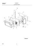 AIR HANDLING PARTS Diagram and Parts List for FAH096M2T1  Frigidaire Air Conditioner