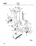 CABINET Diagram and Parts List for FRS20ZGGD0  Frigidaire Refrigerator