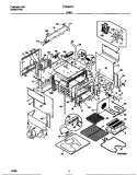 BODY Diagram and Parts List for FES387CCSC  Frigidaire Wall Oven