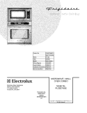COVER Diagram and Parts List for PLEB27M9ECD  Frigidaire Microwave Oven Combo