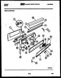 BACKGUARD Diagram and Parts List for 30-3979-00-01  Tappan Range