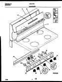Part Location Diagram of 316034107 Frigidaire PANEL-CONTROL