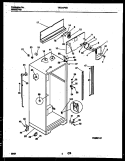 CABINET PARTS Diagram and Parts List for TRT21PNBD0  Tappan Refrigerator