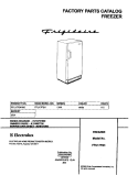 COVER Diagram and Parts List for FFU17F9HW2  Frigidaire Freezer