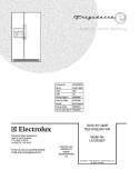 COVER Diagram and Parts List for LECR23EFE0  Frigidaire Refrigerator