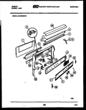 BACKGUARD Diagram and Parts List for CGC4S8WXE  Gibson Range
