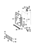 CABINET Diagram and Parts List for TFU17M6AW3  Tappan Freezer