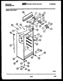 CABINET PARTS Diagram and Parts List for FPD17TFA3  Frigidaire Refrigerator