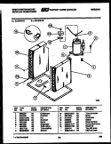 SYSTEM PARTS Diagram and Parts List for AK107N1V1  Frigidaire Air Conditioner