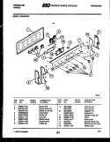 CONTROL PANEL Diagram and Parts List for RS33BNL2  Frigidaire Range