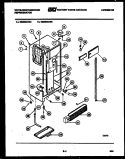 CABINET PARTS Diagram and Parts List for RS229GCH4  Frigidaire Refrigerator