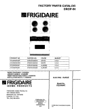 COVER Diagram and Parts List for FED300WCDF  Frigidaire Range
