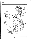 BURNER, MANIFOLD AND GAS CONTROL Diagram and Parts List for 30-2759-00-05  Tappan Range