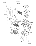 SHELVES Diagram and Parts List for GRS20ZRHW1  Gibson Refrigerator