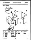ELECTRICAL PARTS Diagram and Parts List for WAC063S7A2  Frigidaire Air Conditioner