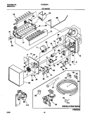 ICE MAKER Diagram and Parts List for FRS26ZPHD2  Frigidaire Refrigerator