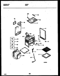 BODY PARTS Diagram and Parts List for 30-3342-00-01  Tappan Range