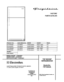 COVER Diagram and Parts List for FRT18IC5AT2  Frigidaire Refrigerator