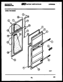 DOOR PARTS Diagram and Parts List for TSK140EN5T  Kelvinator Refrigerator
