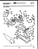 MOTOR, BLOWER AND CABINET PARTS Diagram and Parts List for LE600MXD1  Frigidaire Washer Dryer Combo