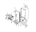 CABINET, SHELVES, DIVIDER Diagram and Parts List for FU166HRD2  Frigidaire Freezer