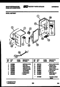 ELECTRICAL PARTS Diagram and Parts List for AS277M2K7  Frigidaire Air Conditioner